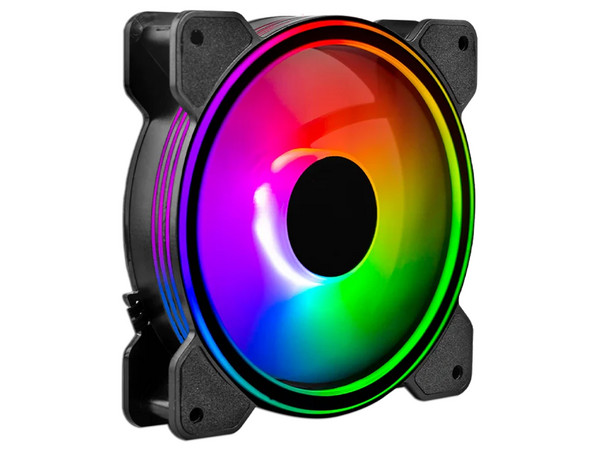 Ventilador BalamRush Eolox Blaze EX50 de 120mm, Aura RGB. Color Negro.