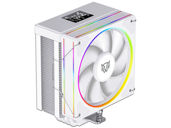 Disipador y Ventilador Balam Rush Heliux Pro HEX55 de 120mm, Compatible con Intel 1200 / 115x / 1700 / 1851 y AMD AM4 / AM5, Color Blanco.