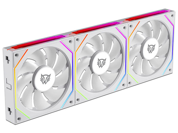 Kit 3 Ventiladores 120mm EOLOX LINK EXL95 Balam Rus Legend Series, ARGB, 800-1800 RPM, 47.2 CFM.