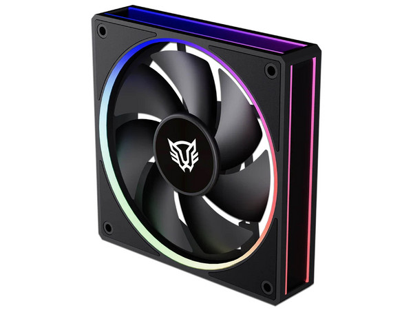 Kit 3 Ventiladores 120mm EOLOX BORA EXB85 Balam Rush Azender Series, Velocidad 600-1800 RPM, ARGB 16 LED, Conector 4 Pin PWM, Color Negro.