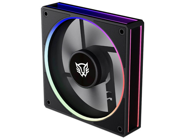 Kit 3 Ventiladores 120mm EOLOX BORA EXB85R Balam Rush Azender Series, ARGB, 600-1800 RPM, 48 CFM, Negro.