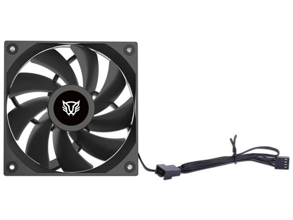 Ventilador Balam Rush, Eolox Glaziar EXG77, 120mm, 4 Pin, Color Negro.
