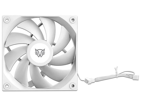 Ventilador Balam Rush, Eolox Glaziar Pro EXG99, 120mm, 4 Pin, Color Blanco.