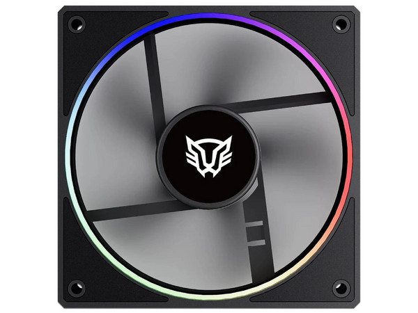 Ventilador Balam Rush BR-942201, Eolox Bora EXB85, 120mm, Iluminación RGB, 600-1600 RPM, PWM 4 Pin, Color Negro.