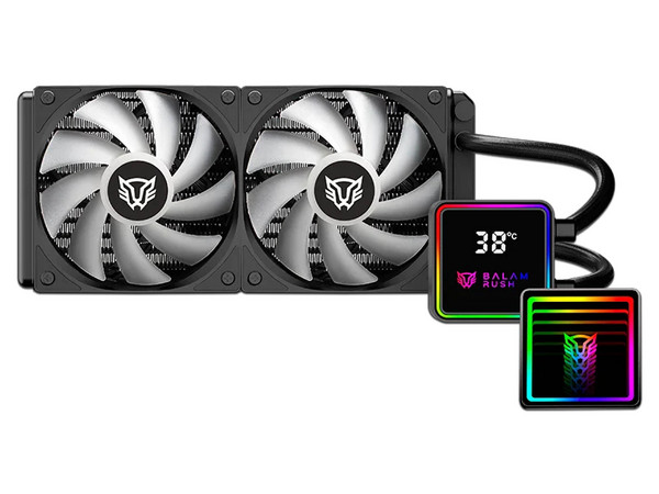 Sistema de Enfriamiento Líquido Balam Rush Cryo Prism 240, Pantalla de Temperatura, 240mm, Color Negro.
