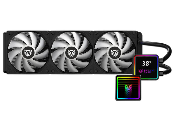 Sistema de Enfriamiento Líquido Balam Rush Cryo Prism 360,  Pantalla de Temperatura, 360mm, Color Negro.