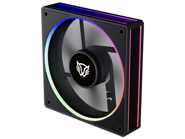 Ventilador de 120mm Balam Rush Eolox Bora-R EXB85R, Velocidad: 600-1600 RPM, Flujo de aire: 48 CFM, Ruido: 28 dB, 7 Aspas (Inversas), Iluminación ARGB 3 Pin.