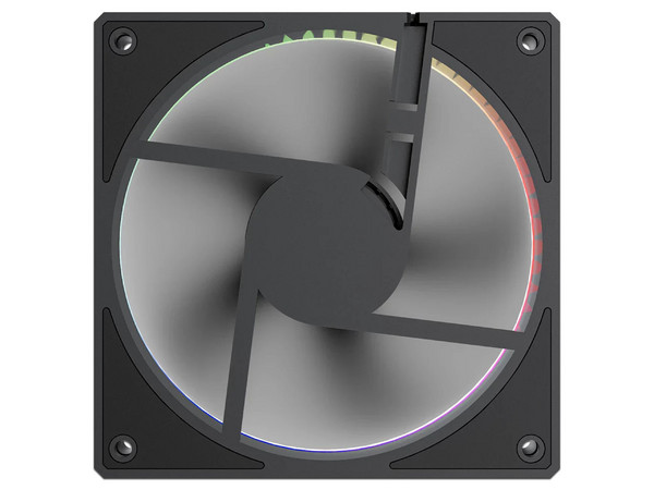 Ventilador de 120mm Balam Rush Eolox Bora-R EXB85R, Velocidad: 600-1600 RPM, Flujo de aire: 48 CFM, Ruido: 28 dB, 7 Aspas (Inversas), Iluminación ARGB 3 Pin.