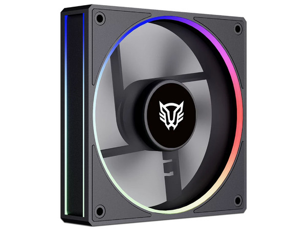 Ventilador de 120mm Balam Rush Eolox Bora-R EXB85R, Velocidad: 600-1600 RPM, Flujo de aire: 48 CFM, Ruido: 28 dB, 7 Aspas (Inversas), Iluminación ARGB 3 Pin.