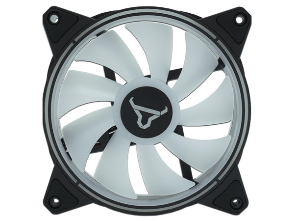 Ventilador Batauro ARX-600, 120?mm, 1900 RPM, iluminación RGB. Color Negro.