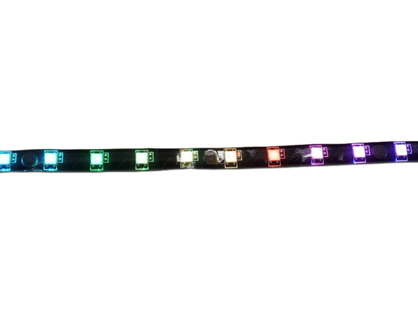 Kit de 3 Ventiladores Batauro ARX-600, iluminación RGB, 120mm, 1900 RPM. Incluye Tira LED ARGB