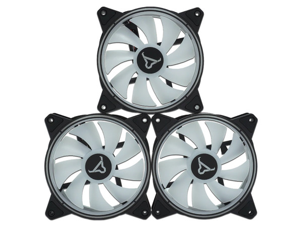 Kit 3 Ventiladores para Gabinete Batauro KRN-700-KIT, ARGB, 120mm.