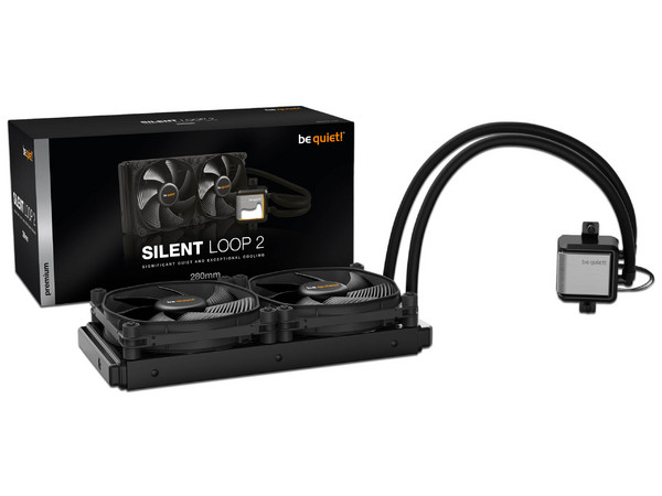 Disipador y Ventilador Líquido be quiet! Silent Loop 2 de 280 mm, Compatible con Intel LGA 115X, 1200, 1700, 2011, 2066 y AMD AM4, AM5, TR4, sTRX4, Refrigeración Silenciosa con ARGB.