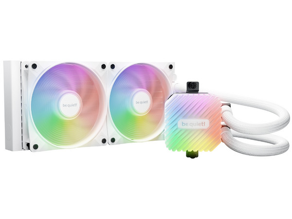 Enfriador Líquido Light Loop 240mm BW021, ARGB, 2 Ventiladores Light Wings LX PWM, Alto Rendimiento para CPU Overclockeadas, Color Blanco.