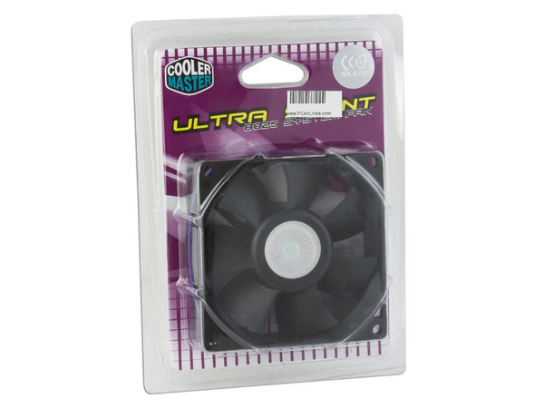 Ventilador para Gabinete CoolerMaster Ultra Silent, 80 mm.