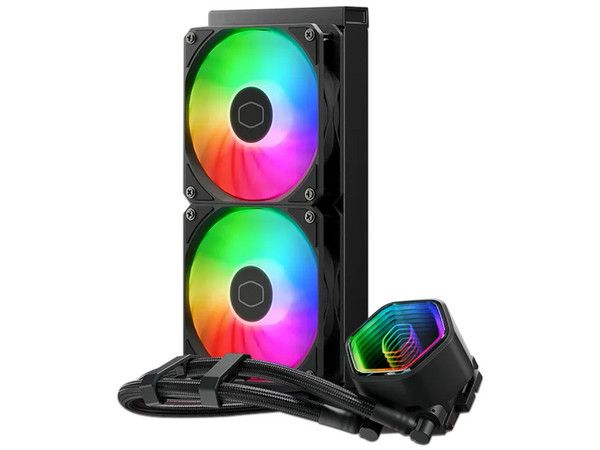 Sistema de Enfriamiento Líquido Cooler Master Masterliquid ML240L Core II (MLW-D24M-A18PA-R1), 2x120mm, Color Negro.