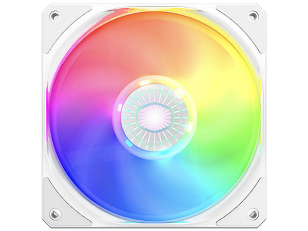 Ventilador Cooler Master SickleFlow Edge 120 ARGB, hasta 1800RPM,120mm, Color Blanco.