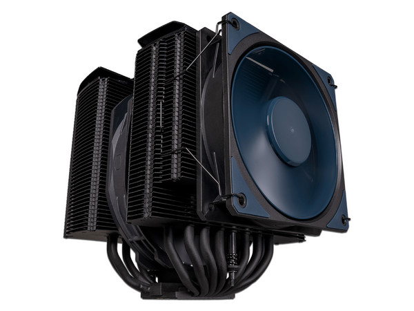 Disipador y Ventilador Cooler Master MASTERAIR MA824 SIGILO, Socket Intel: LGA 1700, 1200 y AMD: AM5, AM4.
