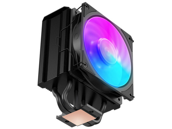 Disipador y Ventilador Cooler Master Hyper 212 3DHP, ARGB, Ventilador Mobius de 120mm, Socket Intel LGA 1851 y AMD AM5. Color Negro.