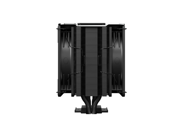 Disipador y Ventilador Cooler Master V4 Alpha 3DHP, RGB, 2 Ventiladores Mobius de 120mm, Socket Intel LGA 1851 y AMD AM5. Color Negro