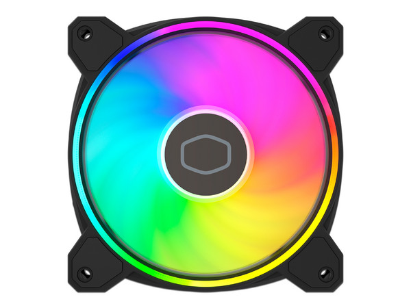Ventilador Cooler Master MasterFan MF120 Halo, 120mm, ARGB, 2050RPM, Color Negro.