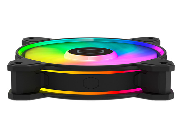 Ventilador Cooler Master MasterFan MF120 Halo, 120mm, ARGB, 2050RPM, Color Negro.