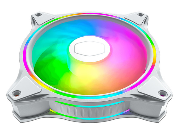 Ventilador Cooler Master MASTERFAN MF120 HALO, de 120 mm, con iluminación LED RGB direccionable.