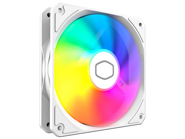 Ventilador para Gabinete, Cooler Master, MF120 Lite ARGB White Edition, Modelo MFW-B2DW-173PA-R1, 3-Pack.
