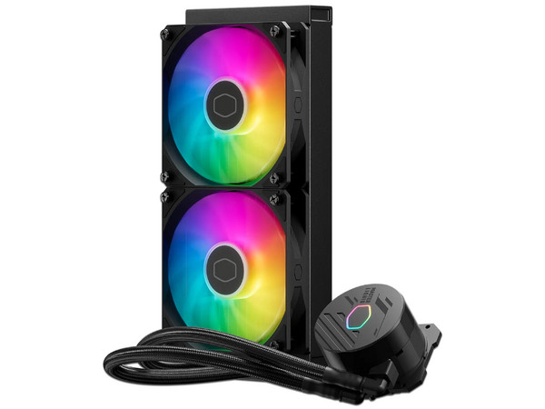 Sistema de Enfriamiento Líquido Cooler Master Masterliquid 240 Core II, 240mm, Color Negro.