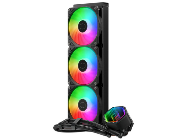 Sistema de Enfriamiento Líquido Cooler Master MasterLiquid 360 Core II, 360mm, Color Negro.