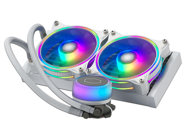 Sistema de Enfriamiento Líquido Cooler Master MasterLiquid ML240 Illusion, 240mm. Color Blanco.