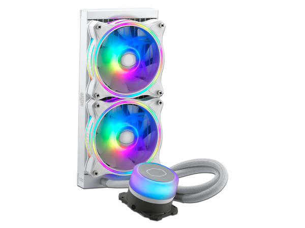 Sistema de Enfriamiento Líquido Cooler Master MasterLiquid ML240 Illusion, 240mm. Color Blanco.