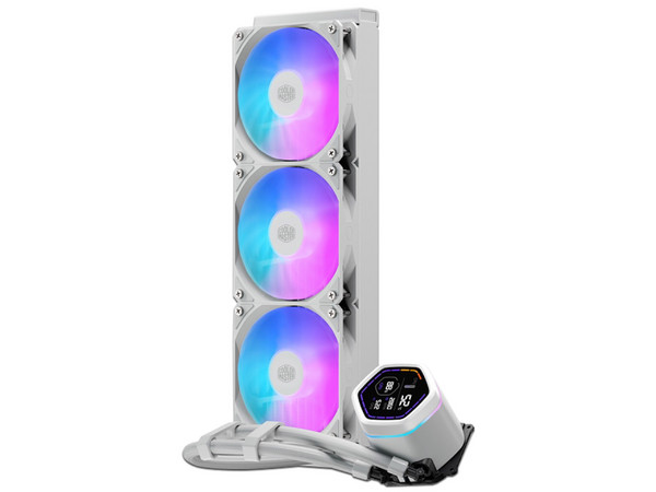 Sistema de Enfriamiento Líquido Cooler Master MasterLiquid Core NEX Digital ARGB, 360mm. Color Blanco.