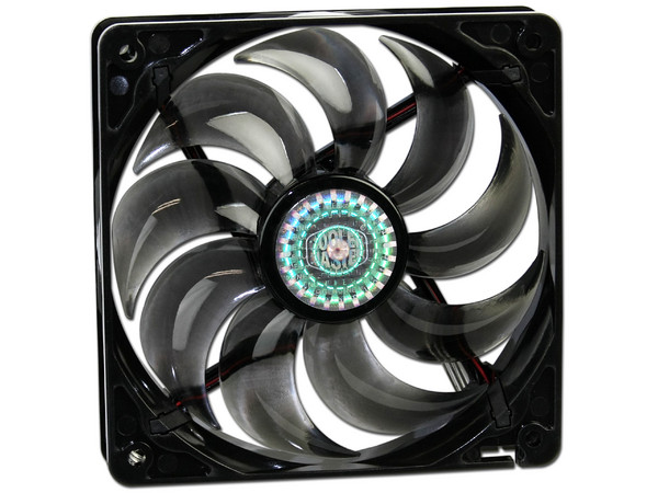 Ventilador COOLER MASTER, 120 mm con 4 Leds Rojos, 2000 RPM, 19dBA 
