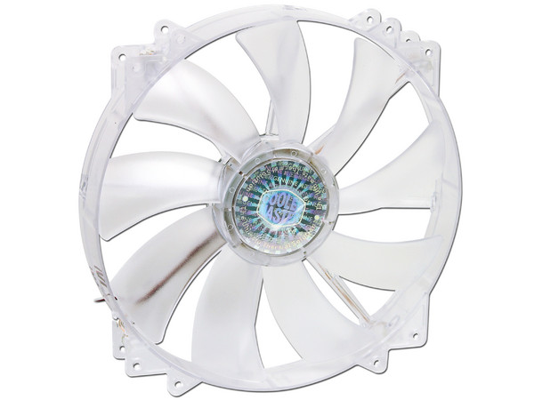 Ventilador Cooler Master MegaFlow, 200 mm con 4 Leds Azules, 700 RPM, 19dBA 
