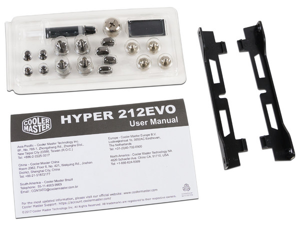 Disipador y Ventilador Cooler Master Hyper 212 EVO para Procesadores Intel LGA 2066 / 2011-3 / 2011 / 1150 / 1151 / 1155 / 1156 / 1366 y AMD AM4 / AM3+ / AM3 / AM2+ / FM2+ / FM2 / FM1.