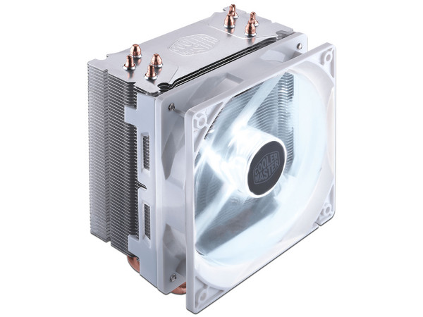Disipador y Ventilador Cooler Master Hyper 212 LED, Soporta LGA 2066, LGA 2011 y AM4, 120mm, Color Blanco.