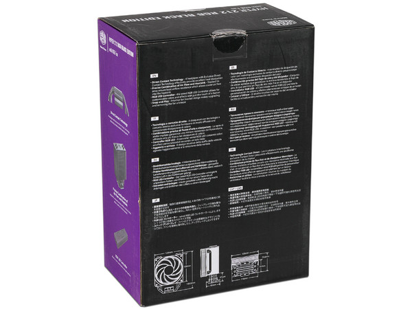 Disipador y Ventilador COOLER MASTER Hyper 212 RGB, soporta Socket Intel LGA 2066 / 2011-v3 / 2011 / 1200 / 1151 / 1150 / 1155 / 1156 / 1366
AMD: AM4 / AM3+ / AM3 / AM2+ / AM2 / FM2+ / FM2 / FM1.
