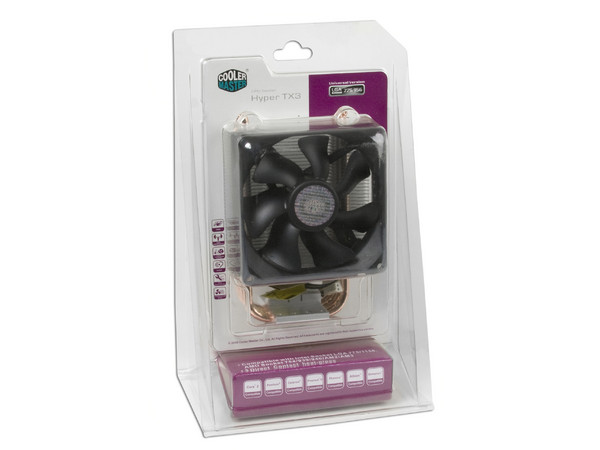Disipador y Ventilador COOLER MASTER Hyper TX3 soporta Socket 775, 1155, 1156, AM2 y AM3