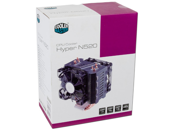Disipador y Ventilador COOLER MASTER Hyper N520 soporta Socket 1366, 1156, 1155, 775, AM3, AM2+ y AM2