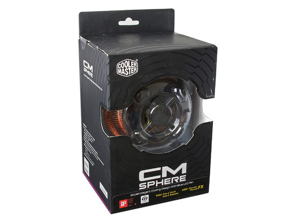 Disipador y Ventilador COOLER MASTER CM SPHERE soporta Core 2 Quad, Core 2 Extreme, Core 2 Duo, Athlon FX, Athlon X2 y Phenom