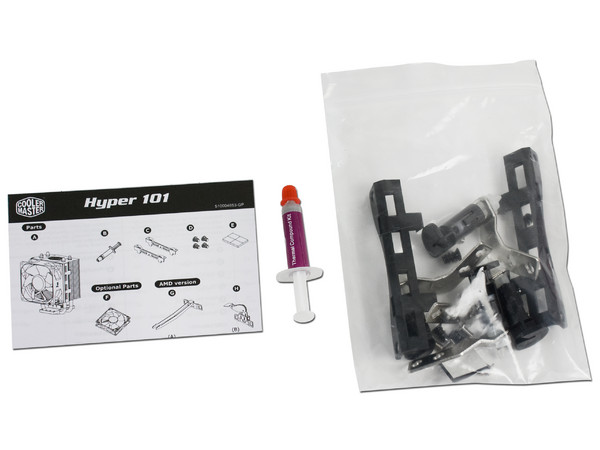 Disipador y Ventilador Cooler Master Hyper 101i, soporta Socket Intel 1156, 1155, 1150, 775.