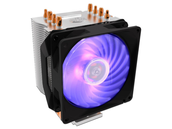 Disipador y Ventilador Cooler Master Hyper H410R, de 92mm, Soporta Socket: Intel LGA1200, LGA1151, LGA1150, y AMD AM4, AM3+, AM3.
