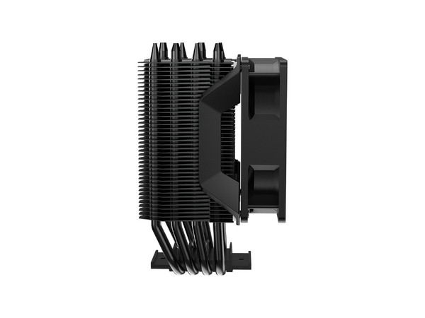 Disipador y Ventilador Cooler Master Hyper 411 Nano ARGB, de 92mm, Soporta Socket: Intel LGA1200, LGA1151, LGA1150, y AMD AM4, AM5. Color Negro.