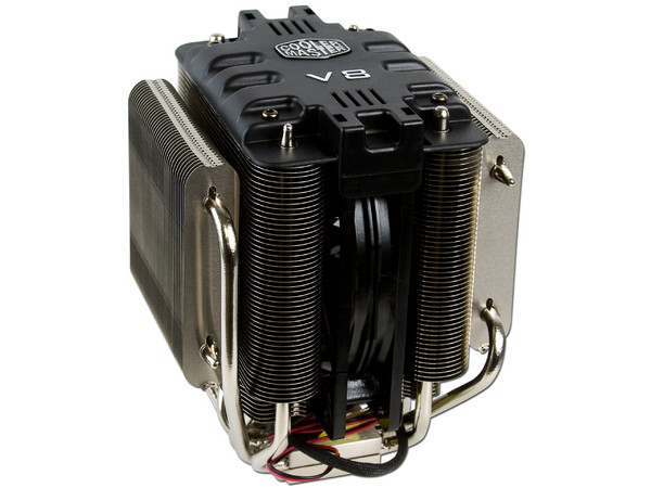Disipador y Ventilador Cooler Master V8 soporta Socket 775, 1155, 1156, 1366, AM2 y AM3.