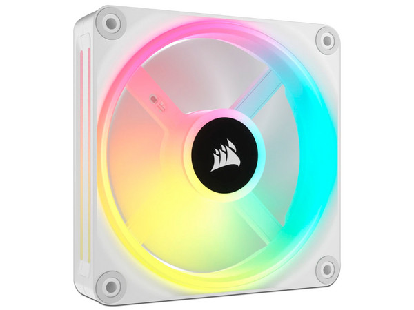 Ventilador Corsair ICUE LINK QX120 RGB de 120mm. Color Blanco.