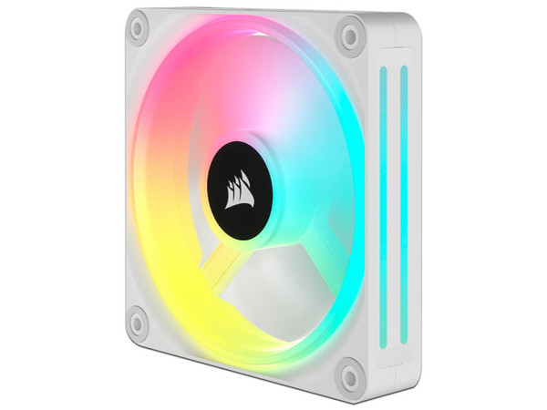Ventilador Corsair ICUE LINK QX120 RGB de 120mm. Color Blanco.
