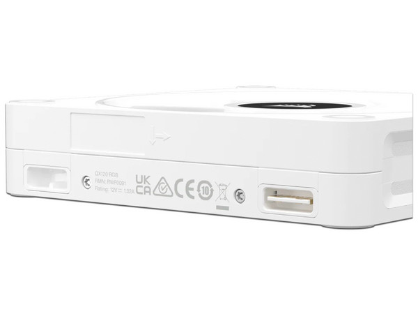Ventilador Corsair ICUE LINK QX120 RGB de 120mm. Color Blanco.