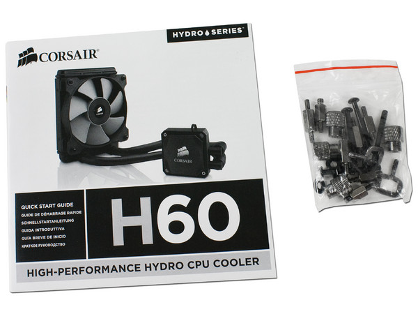 Sistema de enfriamiento líquido Corsair Hydro H60, 120mm.
