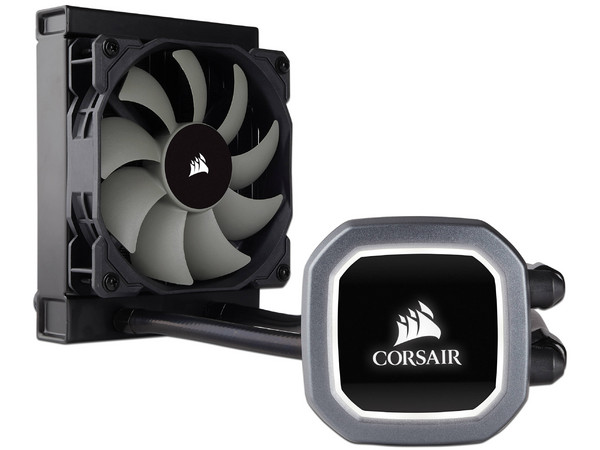 Sistema de enfriamiento líquido Corsair Hydro H60 (2018), 120mm, Luz LED blanca.